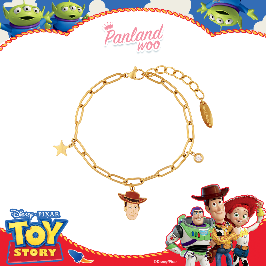 Panlandwoo - Toy Story Collection - Gelang Tangan Titanium Wanita Glenn Adjustable - Gambar 4