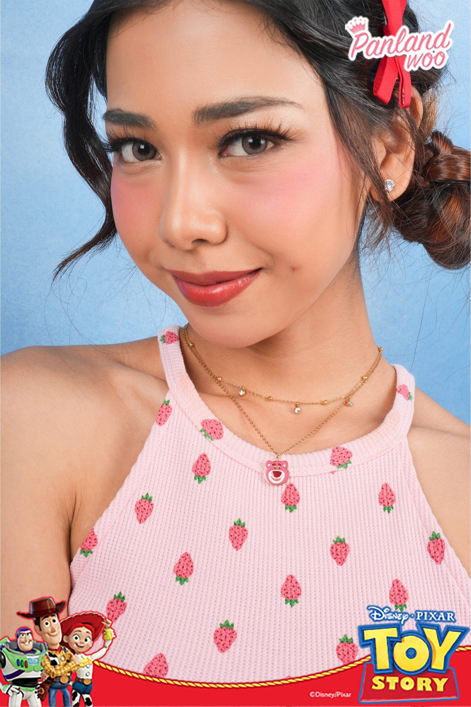 Panlandwoo - Lotso Collection - Kalung Titanium Wanita Delarosa Adjustable - Gambar 7