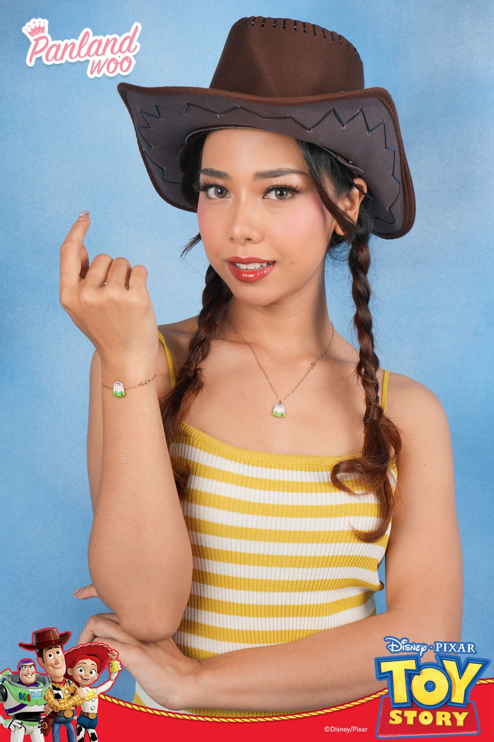 Panlandwoo - Toy Story Collection - Gelang Tangan Titanium Wanita Macaulay Adjustable - Gambar 8