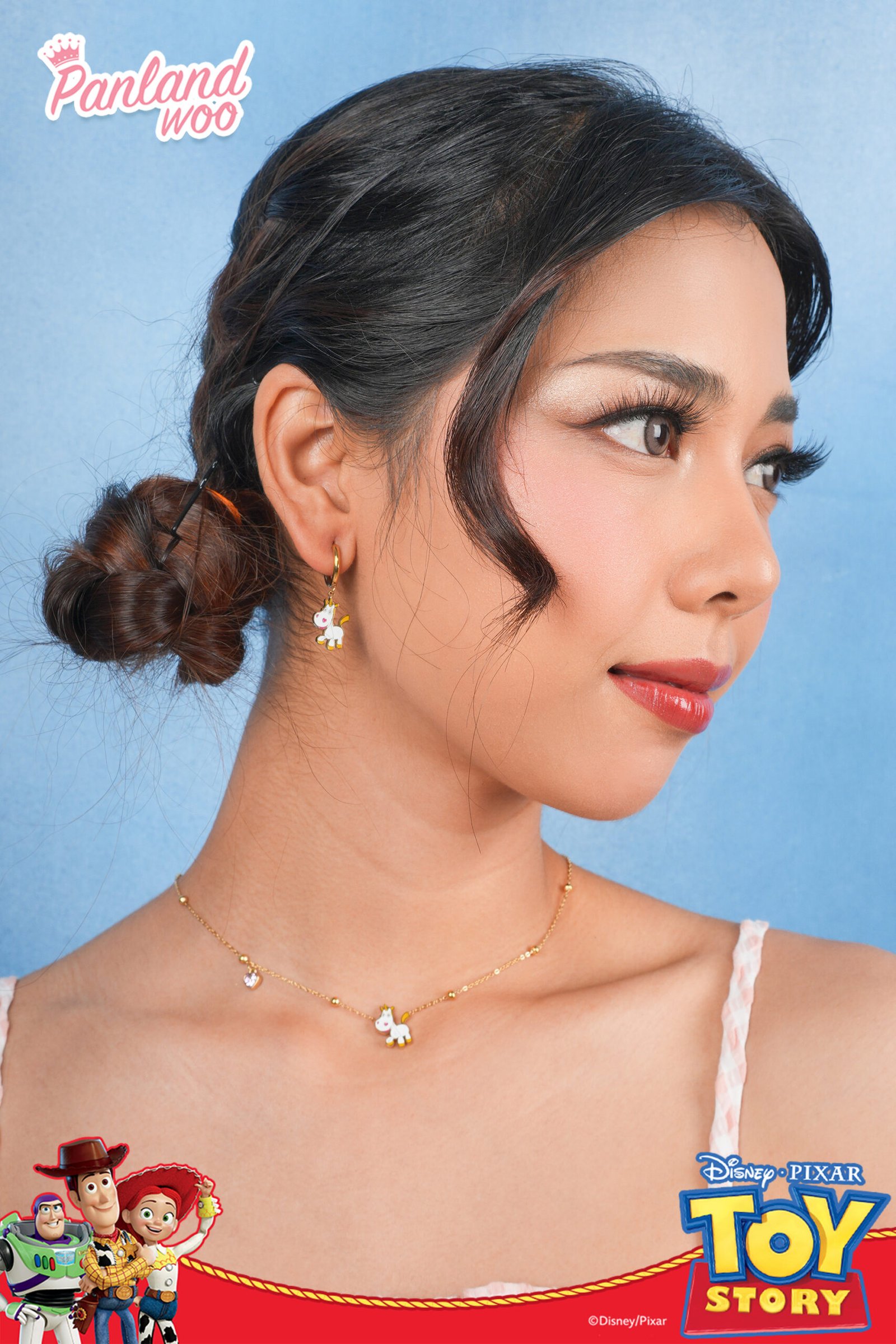 Panlandwoo - Toy Story Collection - Anting Hoop Titanium Wanita Kincaid - Gambar 4