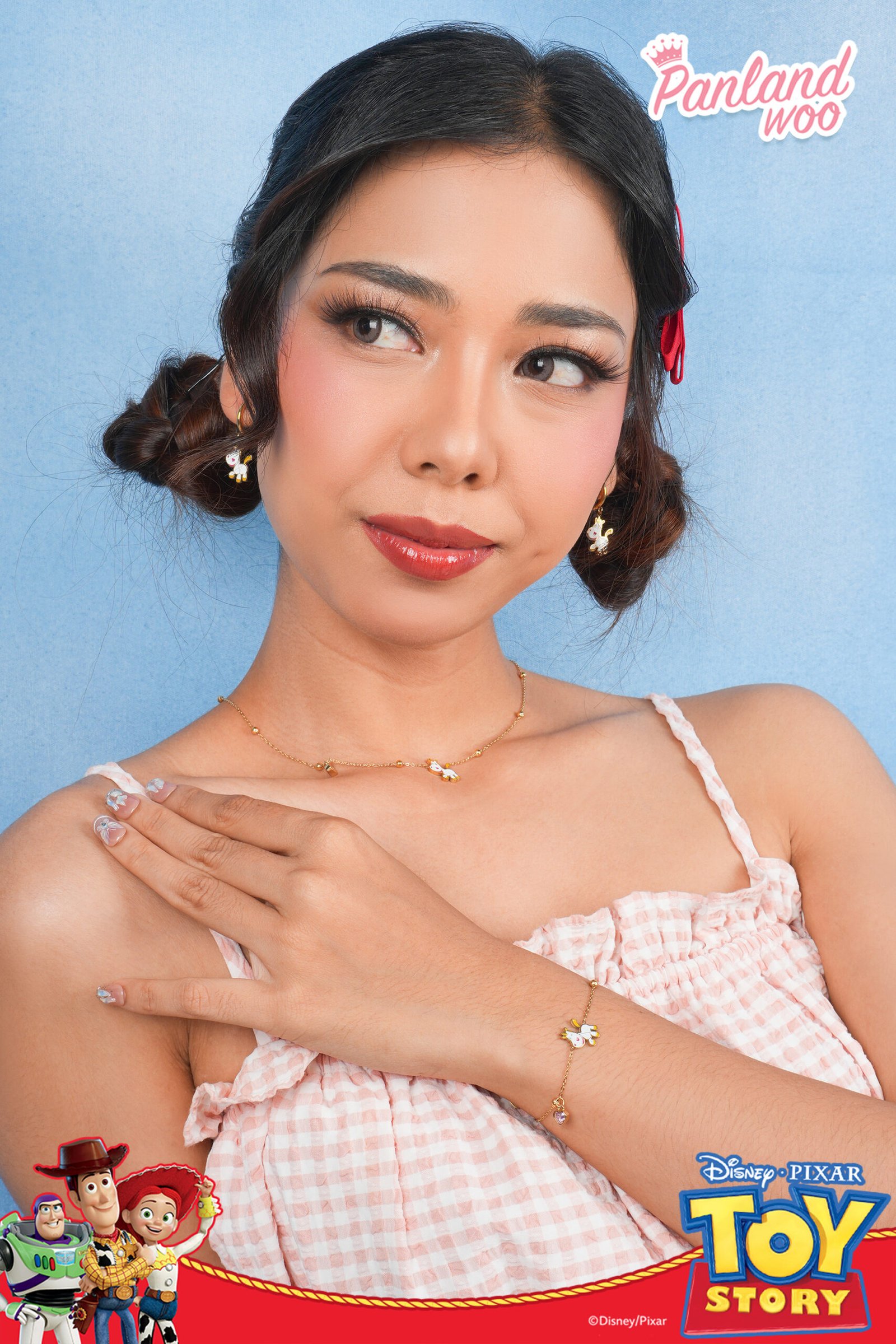 Panlandwoo - Toy Story Collection - Anting Hoop Titanium Wanita Kincaid - Gambar 6