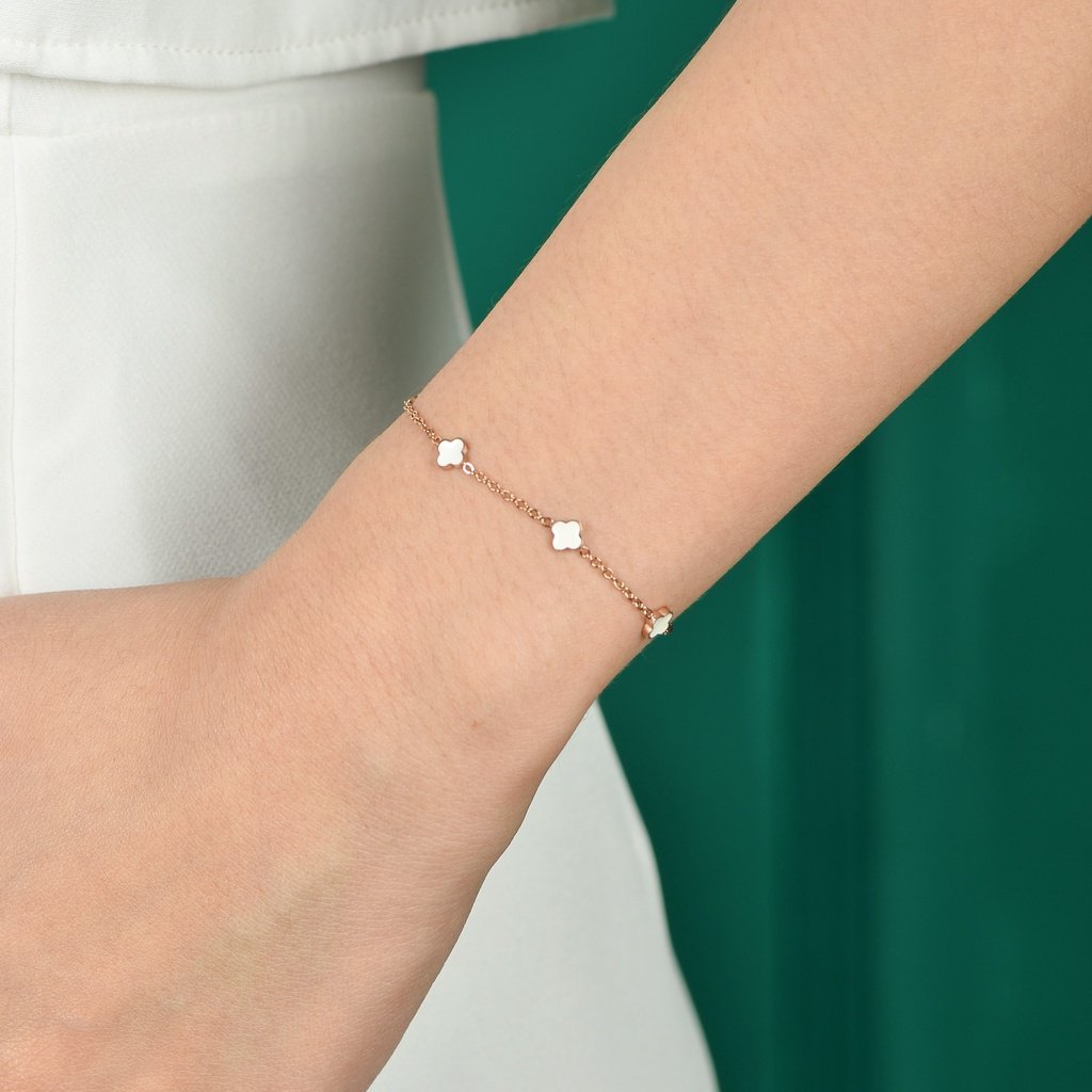 Panlandwoo - Gelang Tangan Titanium Wanita Mini Ellie Adjustable - Gambar 3