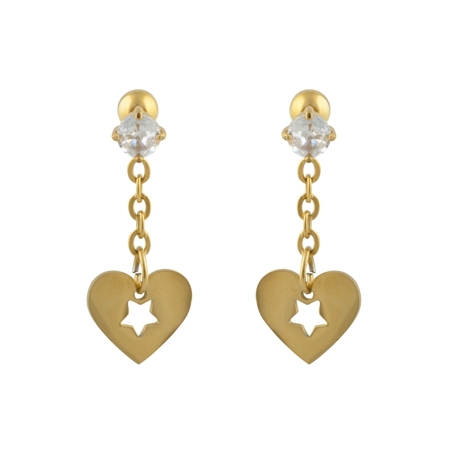 Panlandwoo - Anting Tusuk Titanium Wanita Grady