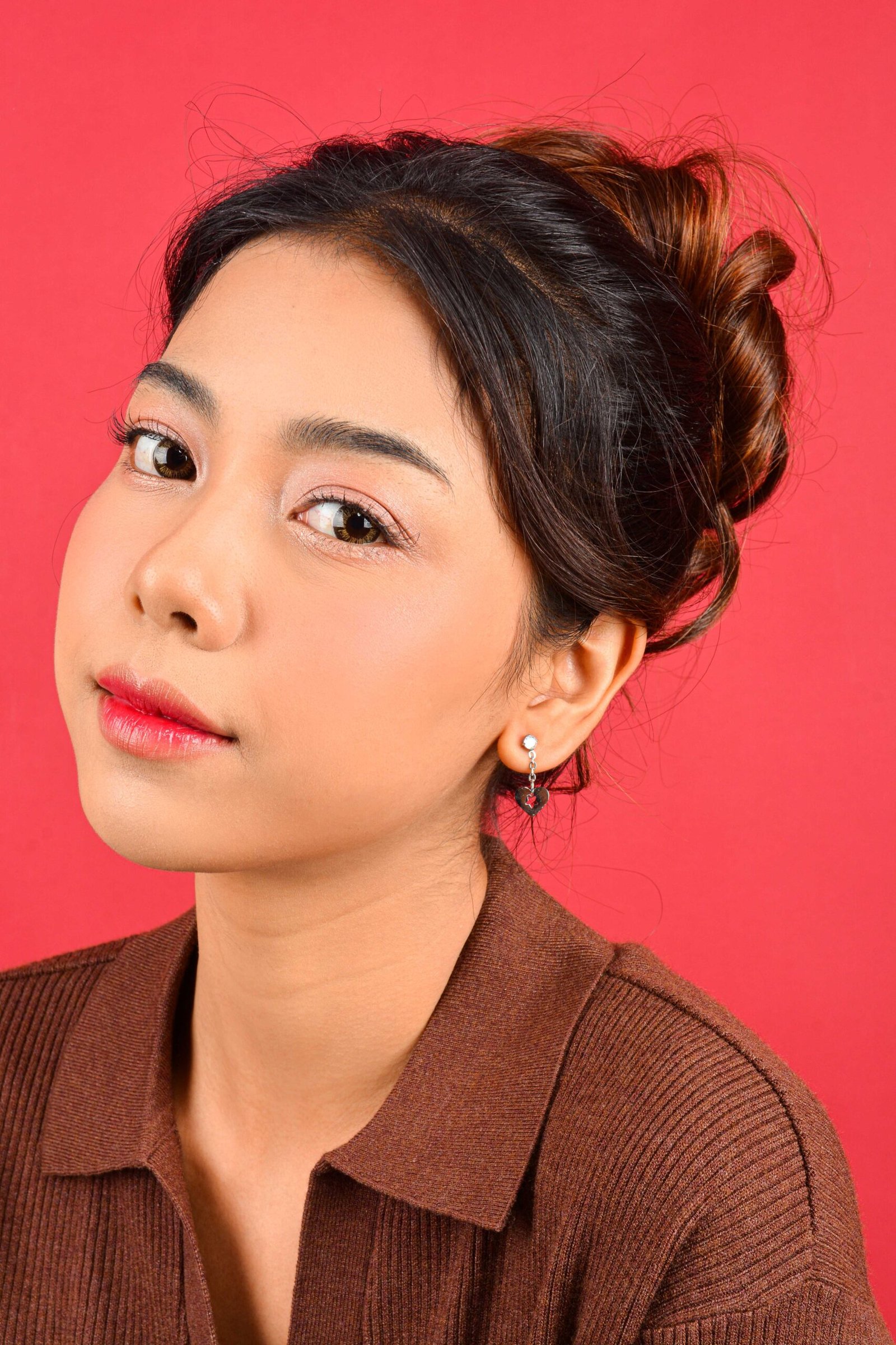 Panlandwoo - Anting Tusuk Titanium Wanita Grady - Gambar 2
