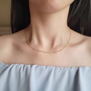Panlandwoo - Rantai Kalung Titanium Wanita Rio - Gambar 2