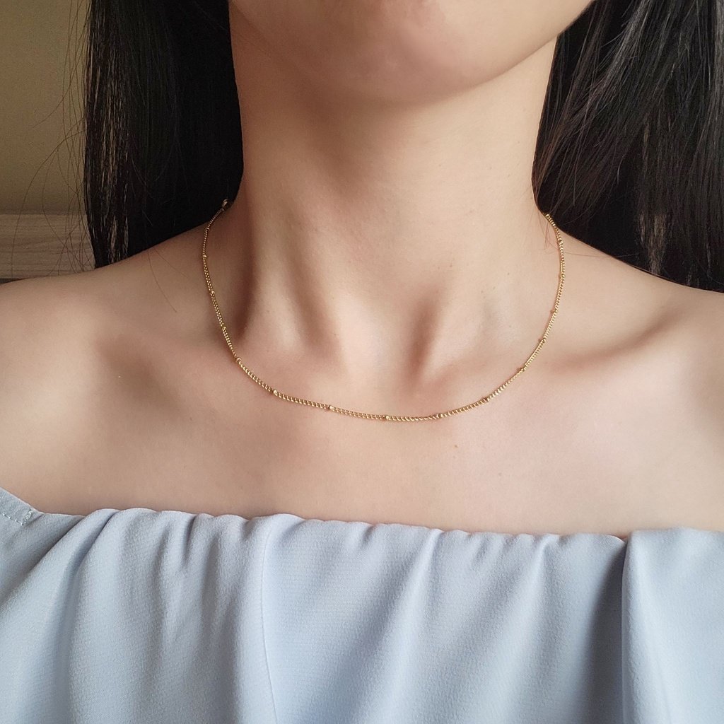 Panlandwoo - Rantai Kalung Titanium Wanita Rio - Gambar 2