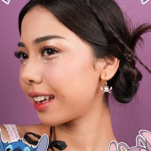 Panlandwoo - Stitch Collection - Anting Tusuk Titanium Wanita Floramaria - Gambar 5