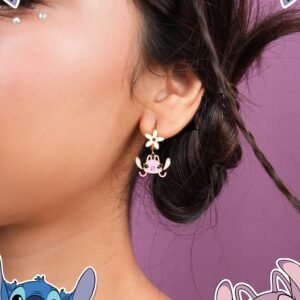 Panlandwoo - Stitch Collection - Anting Hoop Titanium Wanita Adrista - Gambar 3