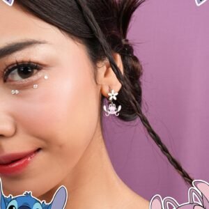 Alternative view of Panlandwoo - Stitch Collection - Anting Hoop Titanium Wanita Adrista