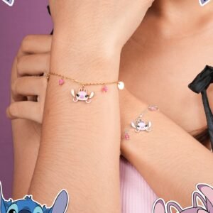 Panlandwoo - Stitch Collection - Gelang Tangan Titanium Wanita Kezara Adjustable - Gambar 3