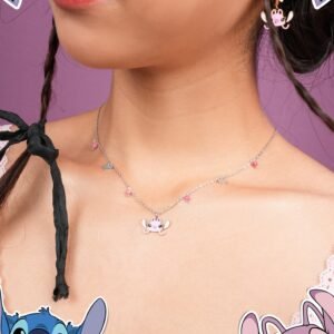 Panlandwoo - Stitch Collection - Kalung Titanium Wanita Kezara Adjustable - Gambar 3