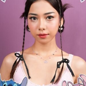 Panlandwoo - Stitch Collection - Kalung Titanium Wanita Kezara Adjustable - Gambar 8
