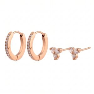 Panlandwoo - Anting Set Titanium Wanita Lara - Gambar 6