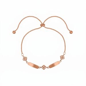 Panlandwoo - Gelang Serut Titanium Wanita Zaria Adjustable - Gambar 5