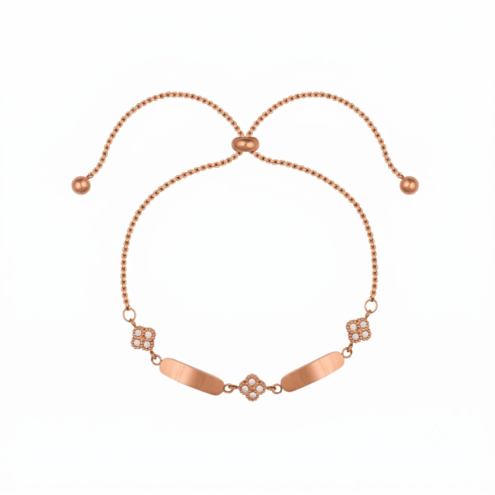 Panlandwoo - Gelang Serut Titanium Wanita Zaria Adjustable - Gambar 5