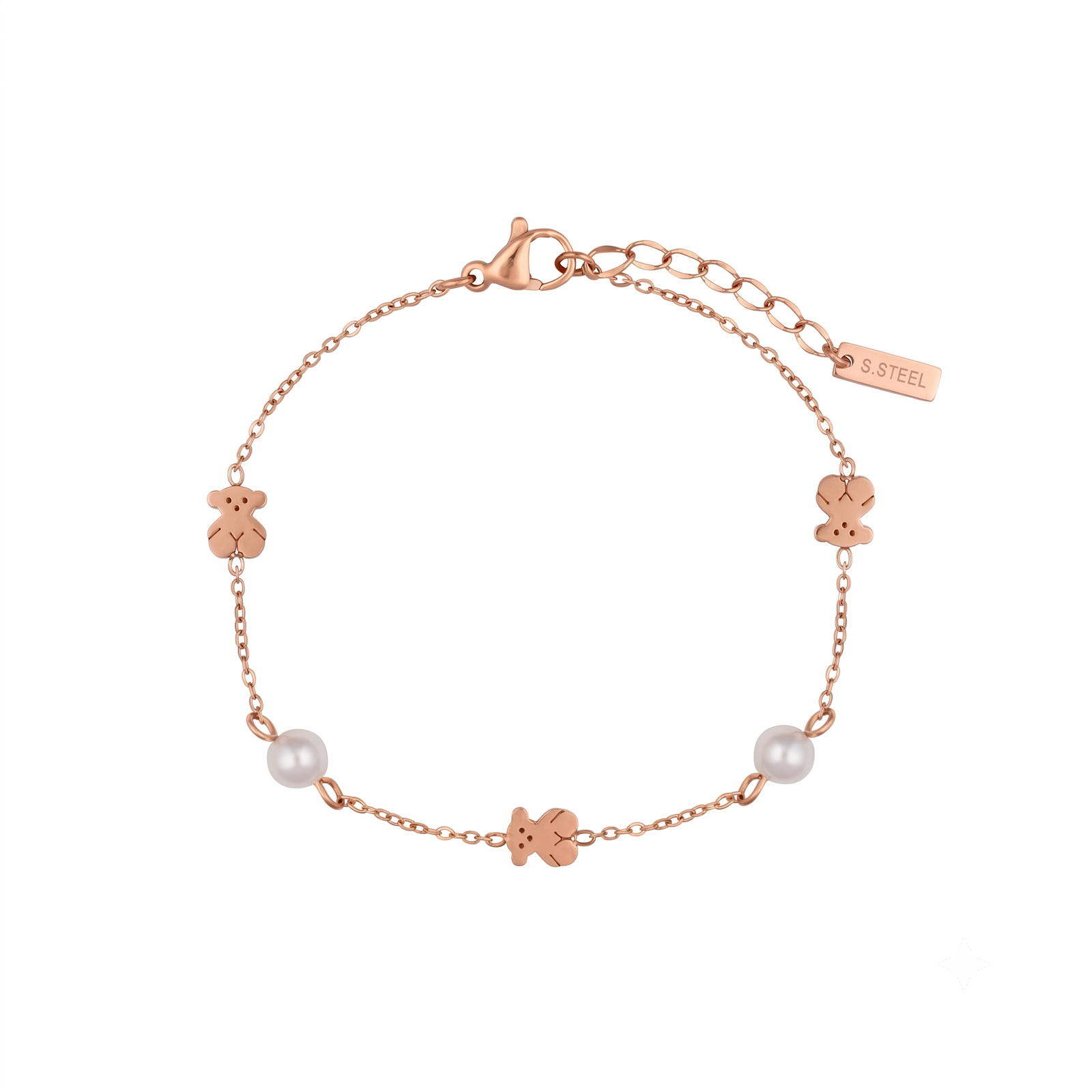 Panlandwoo - Gelang Tangan Stainless Wanita Kamala Adjustable - Gambar 5