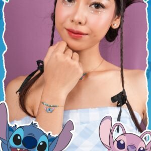 Panlandwoo - Stitch Collection - Gelang Tangan Titanium Wanita Fior Adjustable - Gambar 5