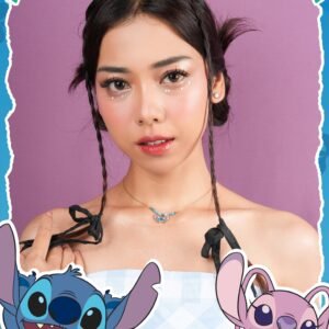 Panlandwoo - Stitch Collection - Kalung Titanium Wanita Fior Adjustable - Gambar 7