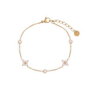 Panlandwoo - Gelang Tangan Stainless Wanita Musca Adjustable