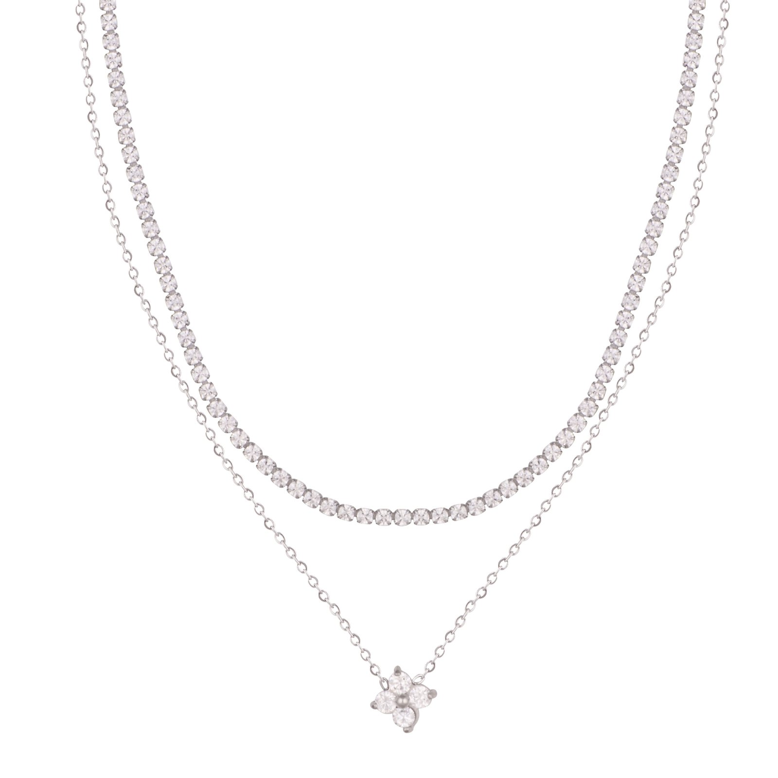 Panlandwoo - Kalung Stainless Wanita Antlia Adjustable - Gambar 4