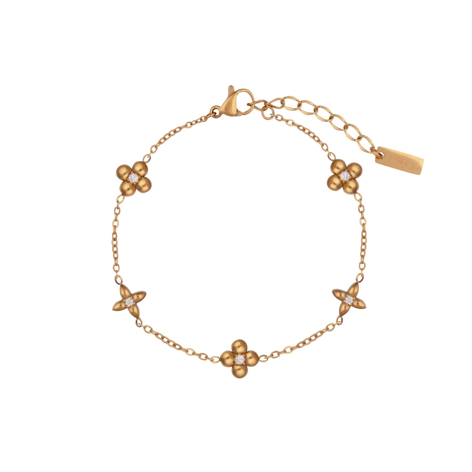 Panlandwoo - Gelang Tangan Stainless Wanita Demeter Adjustable