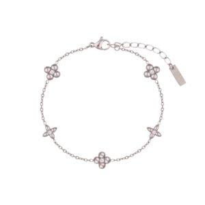 Panlandwoo - Gelang Tangan Stainless Wanita Demeter Adjustable - Gambar 3