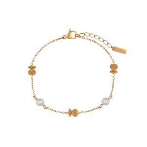Panlandwoo - Gelang Tangan Stainless Wanita Kamala Adjustable
