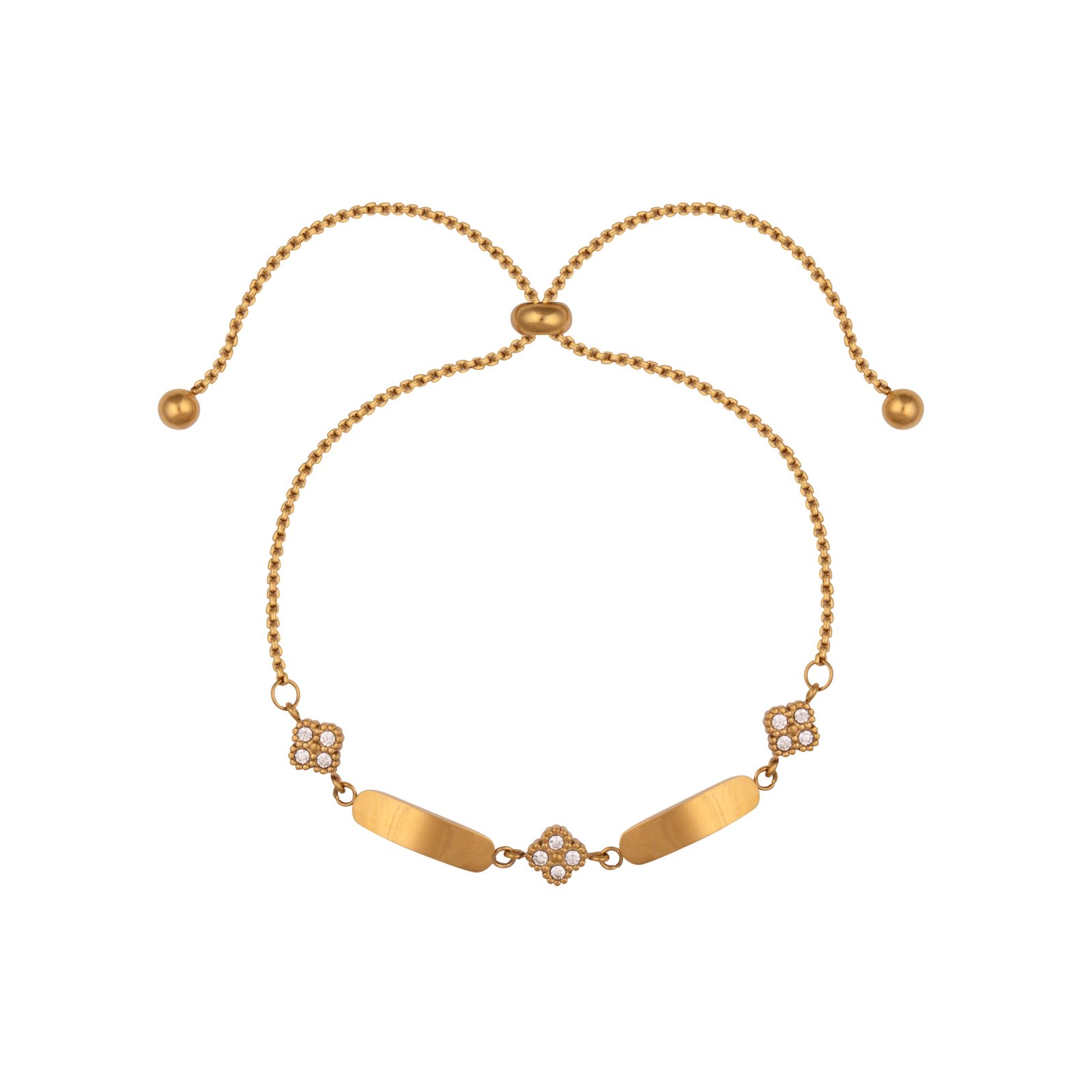 Panlandwoo - Gelang Serut Titanium Wanita Zaria Adjustable