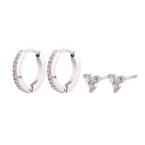 Panlandwoo - Anting Set Titanium Wanita Lara - Gambar 4