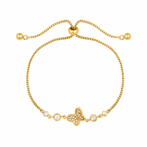 Panlandwoo - Gelang Serut Titanium Wanita Ambra Adjustable