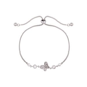 Panlandwoo - Gelang Serut Titanium Wanita Ambra Adjustable - Gambar 4