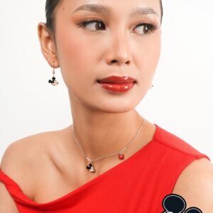Panlandwoo - Mickey & Minnie Mouse Collection - Anting Tusuk Titanium Wanita Frazer - Gambar 6