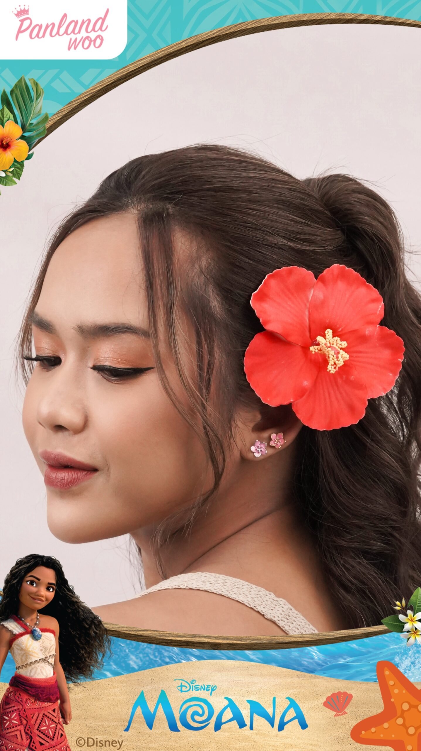 Panlandwoo - Moana Collection - Anting Tusuk Titanium Wanita Marinta - Gambar 7