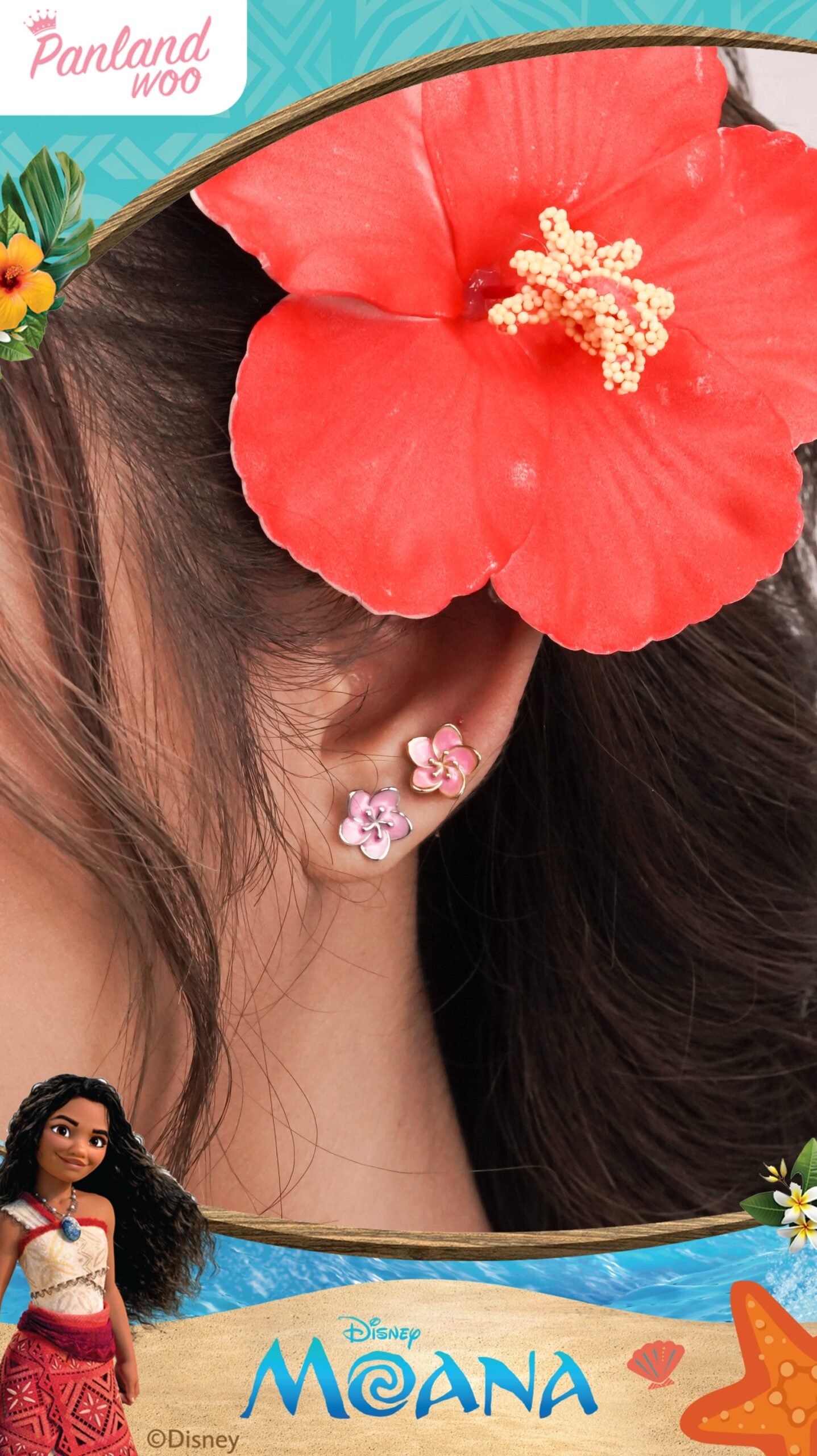 Panlandwoo - Moana Collection - Anting Tusuk Titanium Wanita Marinta - Gambar 8