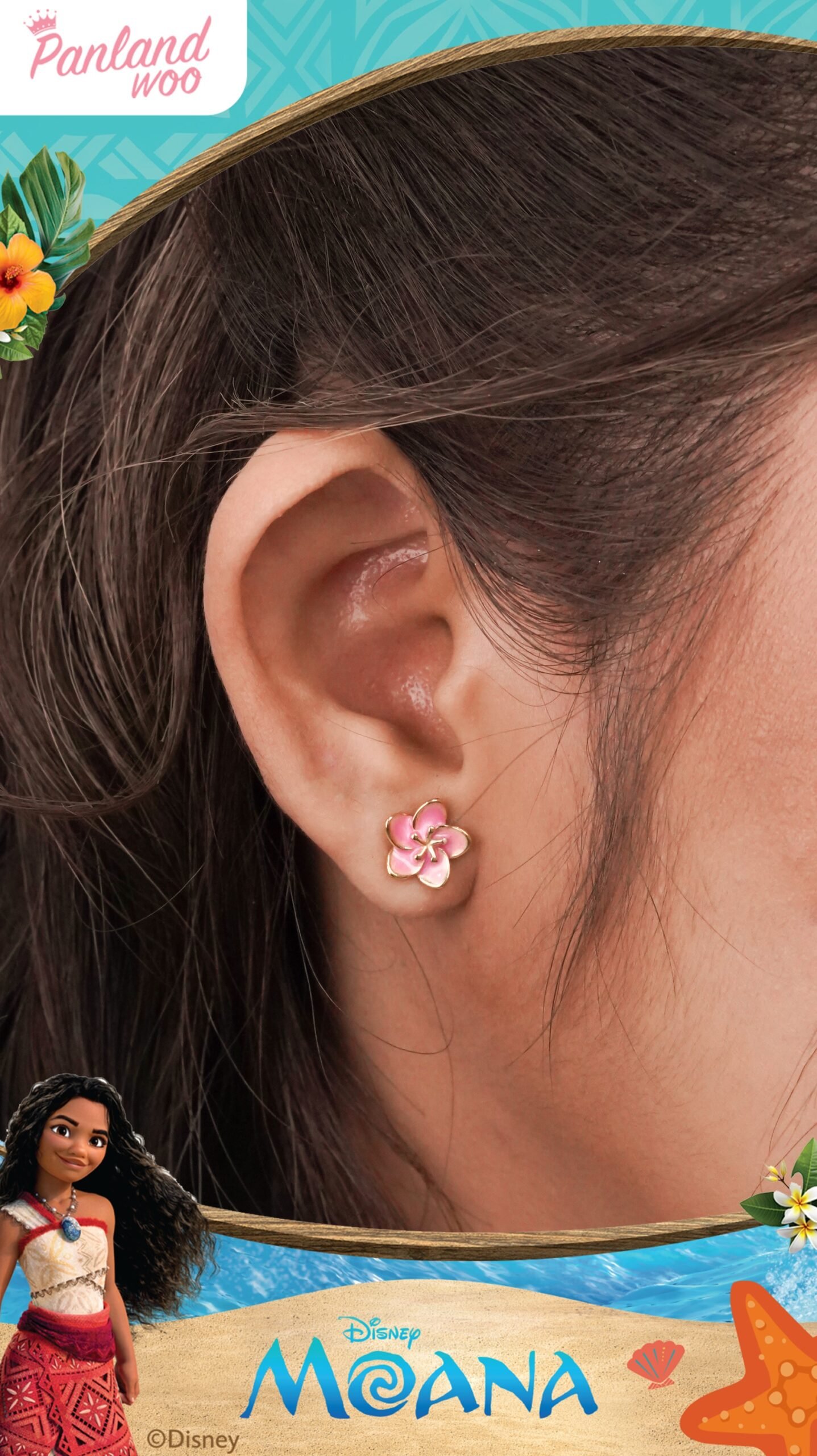 Panlandwoo - Moana Collection - Anting Tusuk Titanium Wanita Marinta - Gambar 6