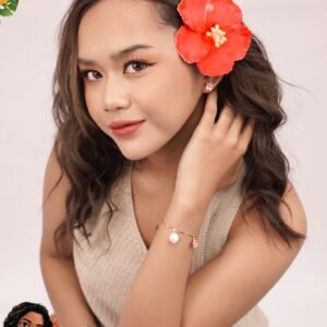 Panlandwoo - Moana Collection - Gelang Tangan Titanium Wanita Aquavin Adjustable - Gambar 5