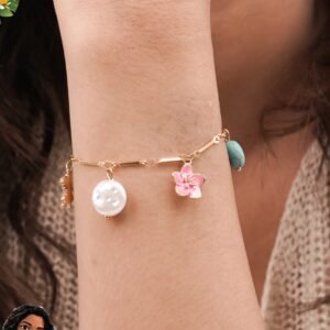 Panlandwoo - Moana Collection - Gelang Tangan Titanium Wanita Aquavin Adjustable - Gambar 2