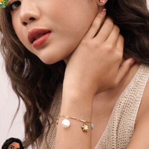 Panlandwoo - Moana Collection - Gelang Tangan Titanium Wanita Aquavin Adjustable - Gambar 7
