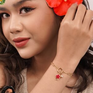 Panlandwoo - Moana Collection - Gelang Tangan Titanium Wanita Loka Adjustable - Gambar 4