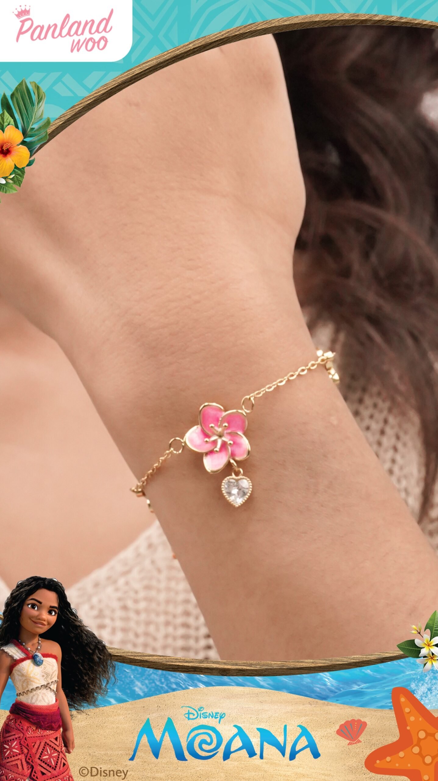 Panlandwoo - Moana Collection - Gelang Tangan Titanium Wanita Marinta Adjustable - Gambar 8