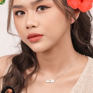 Panlandwoo - Moana Collection - Kalung Titanium Wanita Manta Adjustable - Gambar 3