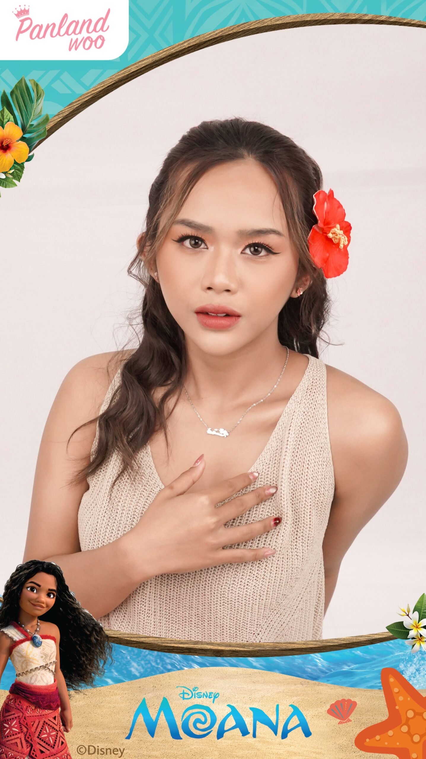 Panlandwoo - Moana Collection - Kalung Titanium Wanita Manta Adjustable - Gambar 5