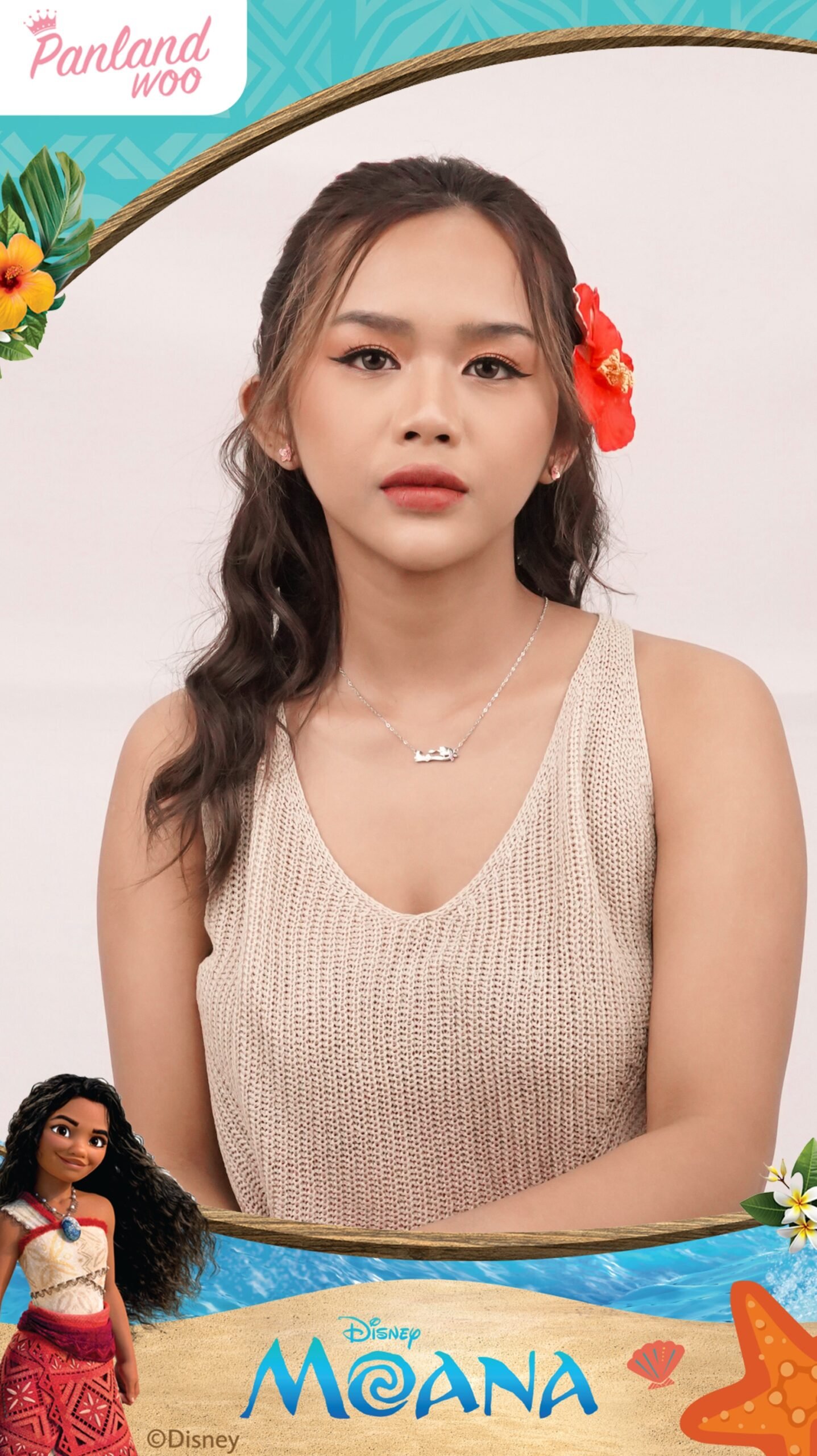 Panlandwoo - Moana Collection - Kalung Titanium Wanita Manta Adjustable - Gambar 7