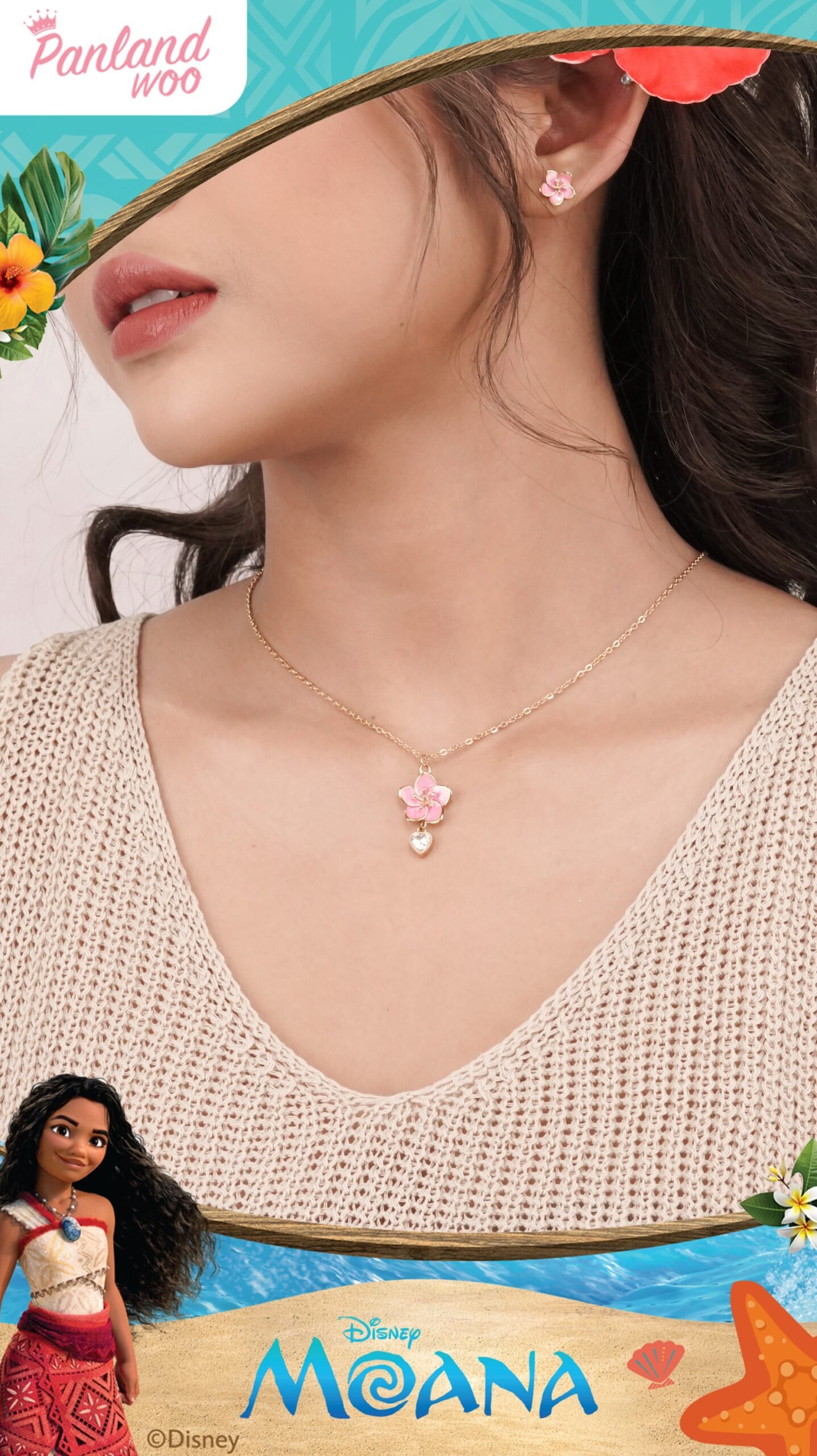 Panlandwoo - Moana Collection - Kalung Titanium Wanita Marinta Adjustable - Gambar 2