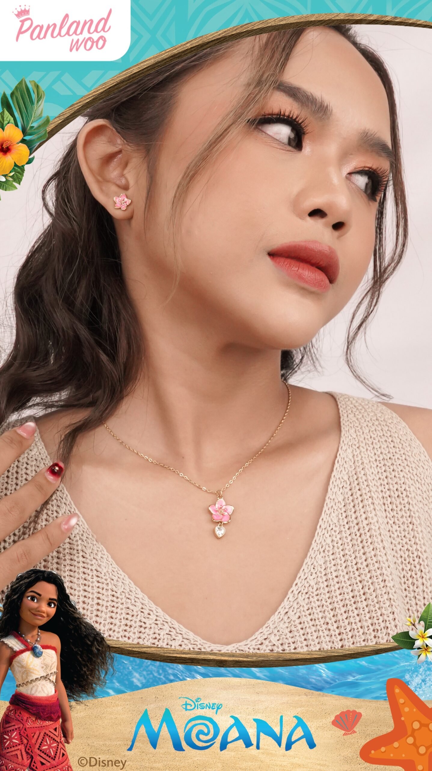 Panlandwoo - Moana Collection - Kalung Titanium Wanita Marinta Adjustable - Gambar 3