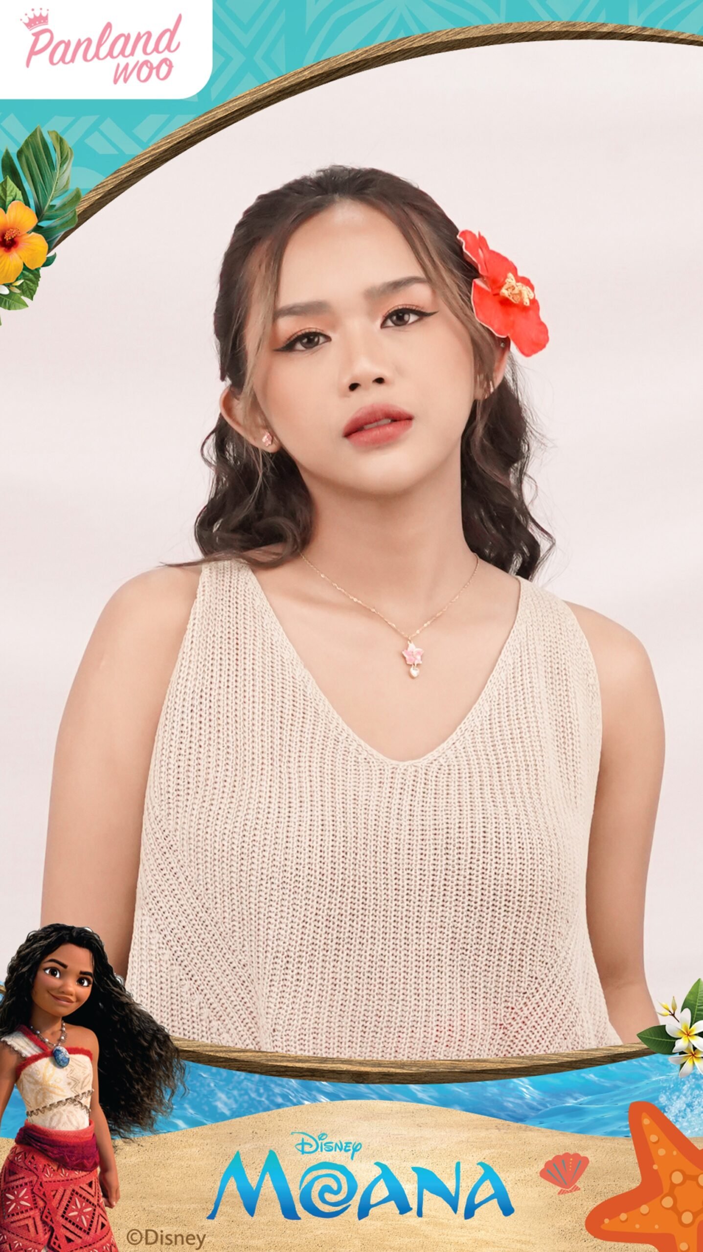 Panlandwoo - Moana Collection - Kalung Titanium Wanita Marinta Adjustable - Gambar 5