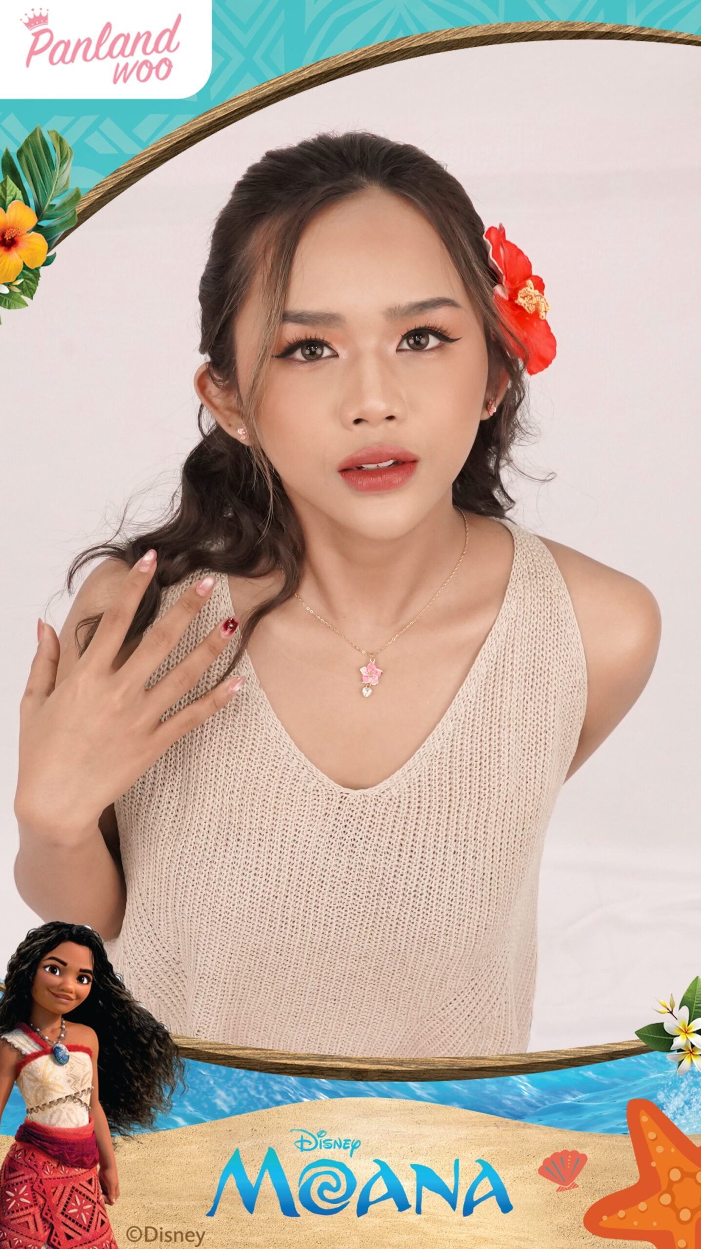 Panlandwoo - Moana Collection - Kalung Titanium Wanita Marinta Adjustable - Gambar 9