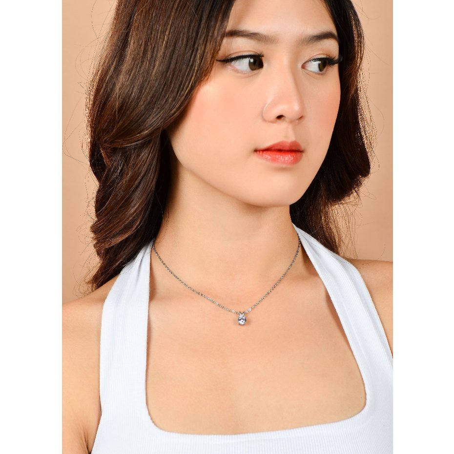Panlandwoo - Kalung Stainless Wanita You Adjustable - Gambar 2