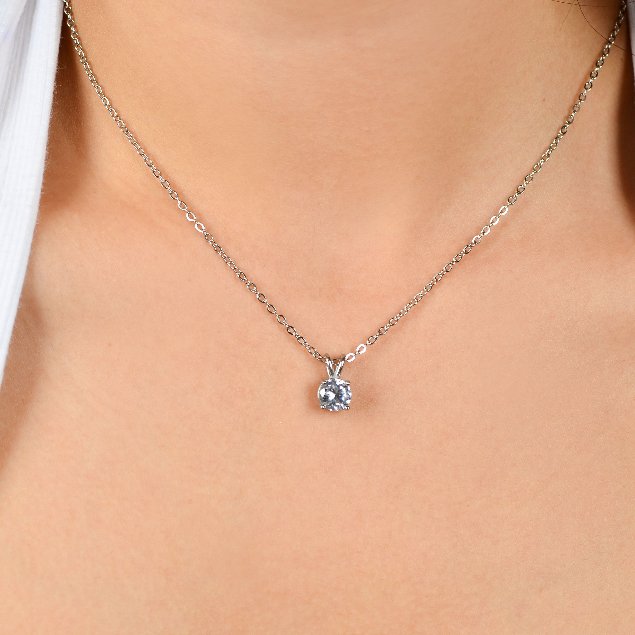 Panlandwoo - Kalung Stainless Wanita You Adjustable - Gambar 3