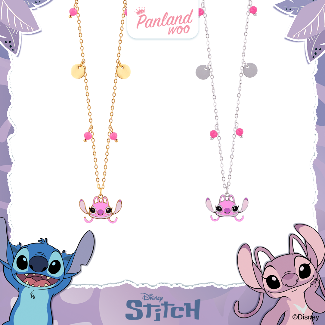 Panlandwoo - Stitch Collection - Kalung Titanium Wanita Kezara Adjustable - Gambar 2